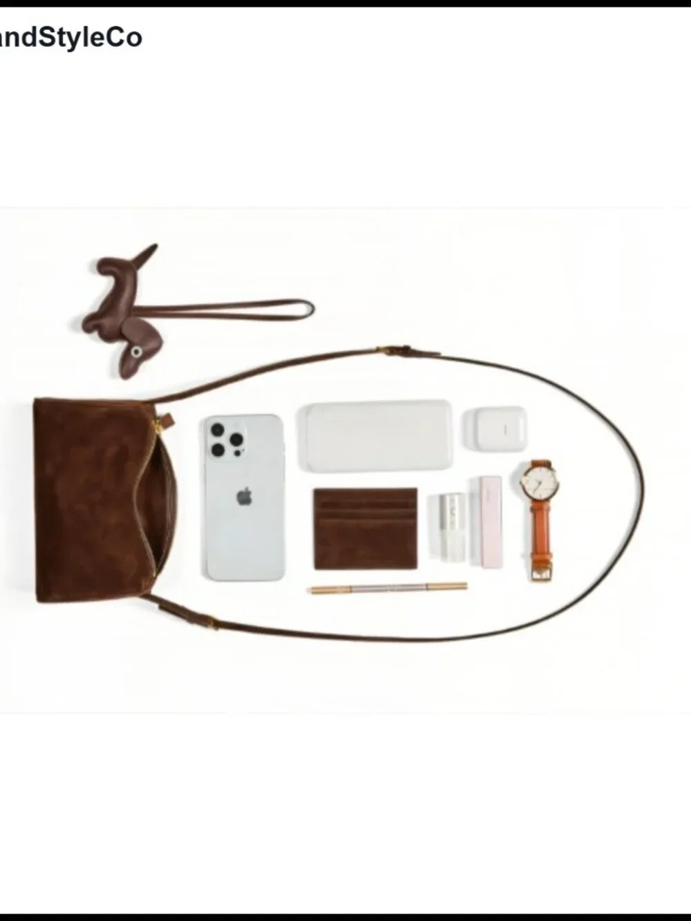 Genuine Suede Leather Crossbody Purse Women Adjustable Strap Handmade